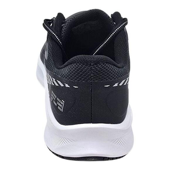 Nike Quest 3 Shield Black Metallic Silver Running Shoe CQ8894 001 Men's Sizes 13 - Picture 4 of 8